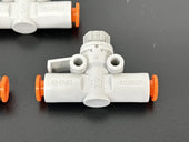 Lot of 3 SMC AS2052F Pneumatic Speed Flow Control Valves3