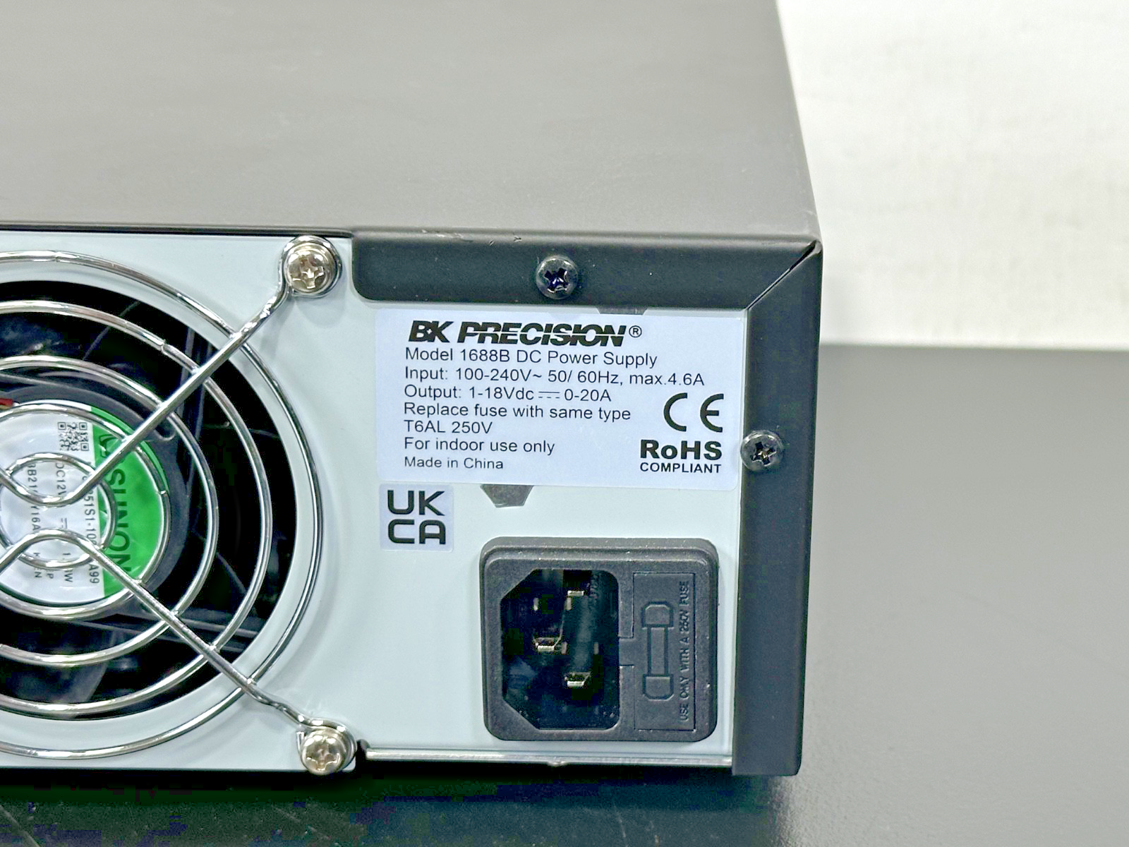 B&K Precision 1688B 1 18V 20A Switching DC Power Supply | Working6