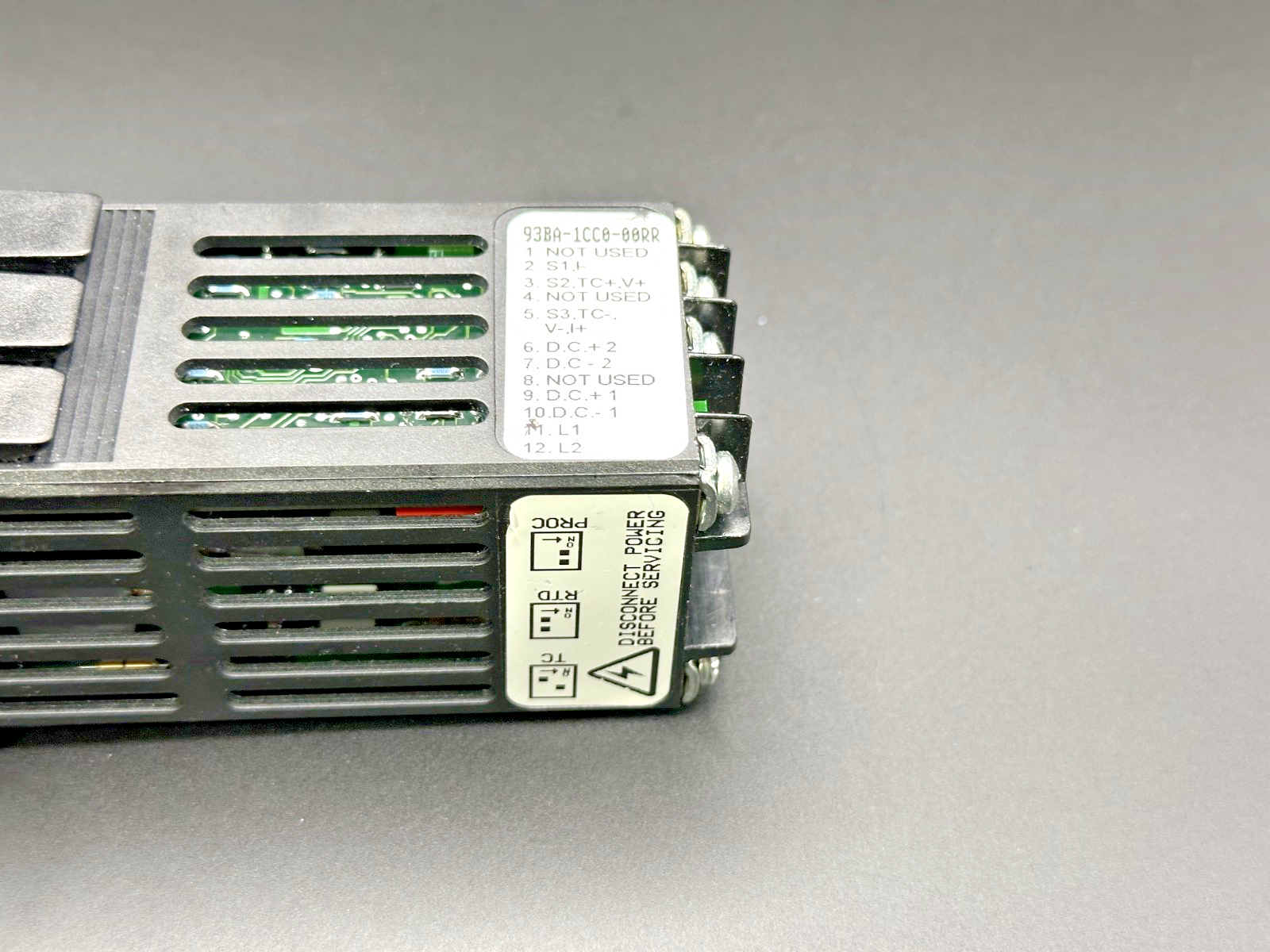 Watlow Series 93 93BA-1CC0-00RR Temperature Process Controller 1/16 DIN3