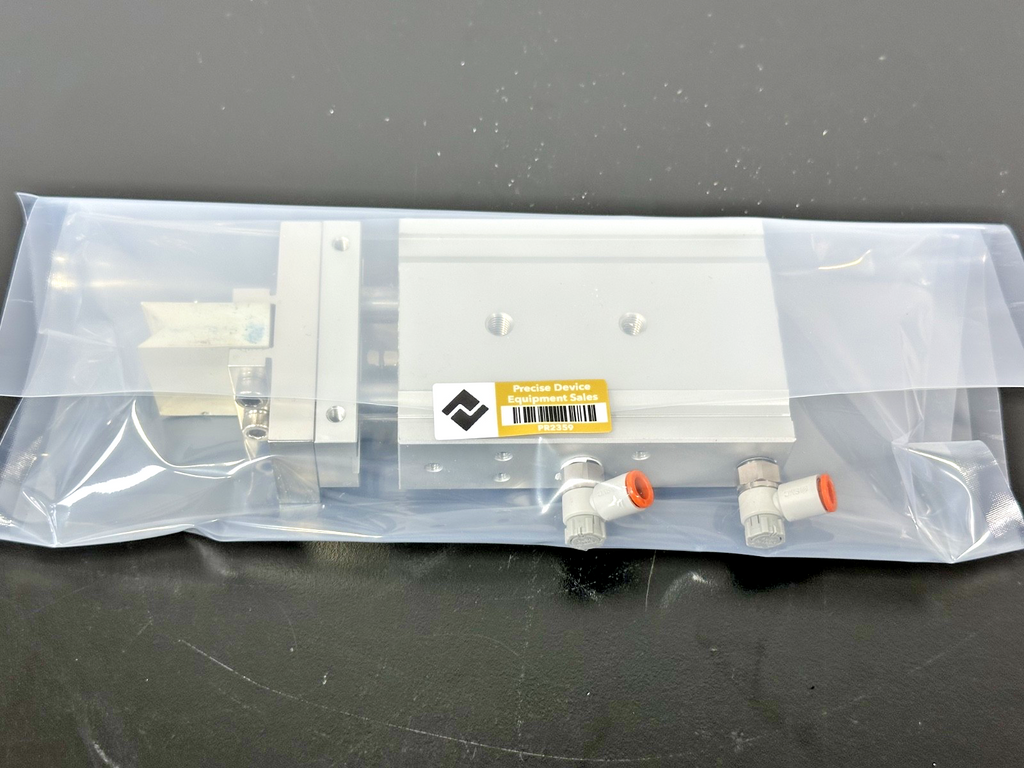 SMC 11 CXSL25TN 30 Z7 Pneumatic Cylinder w/ Auto Switches Used Untested4