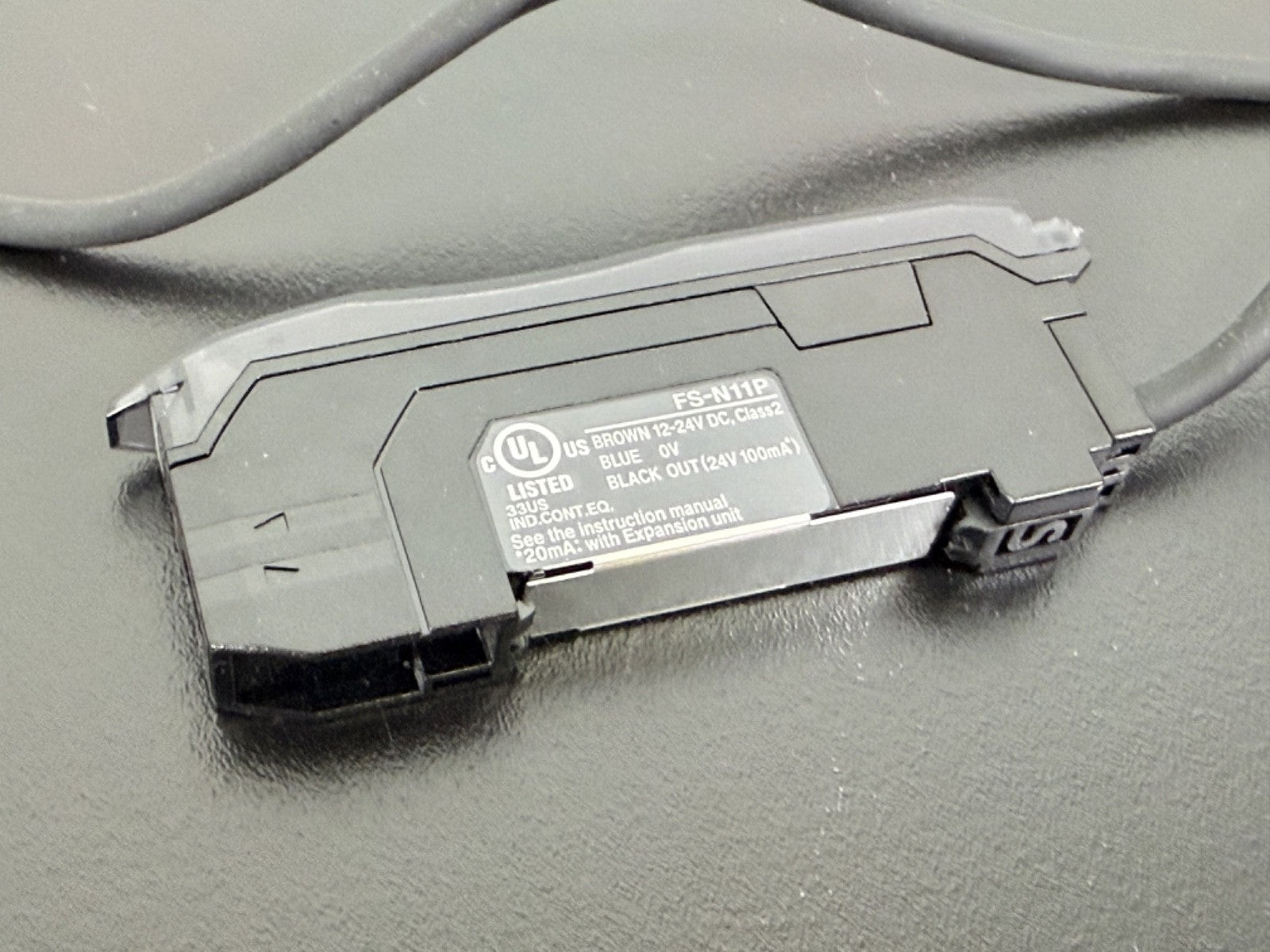 Keyence FS SH1P Digital Fiber Optic Sensor Amplifier 12 24VDC1