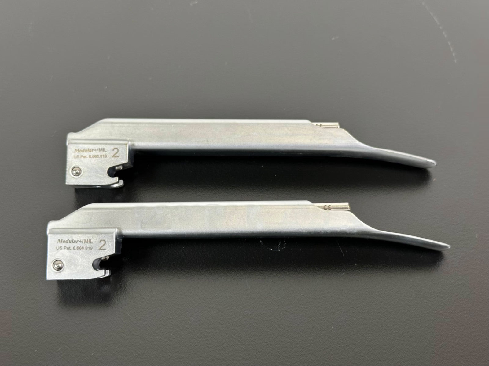 HEINE Modular+ MIL Laryngoscope Blade Size 2 Fiber Optic Lot of 20