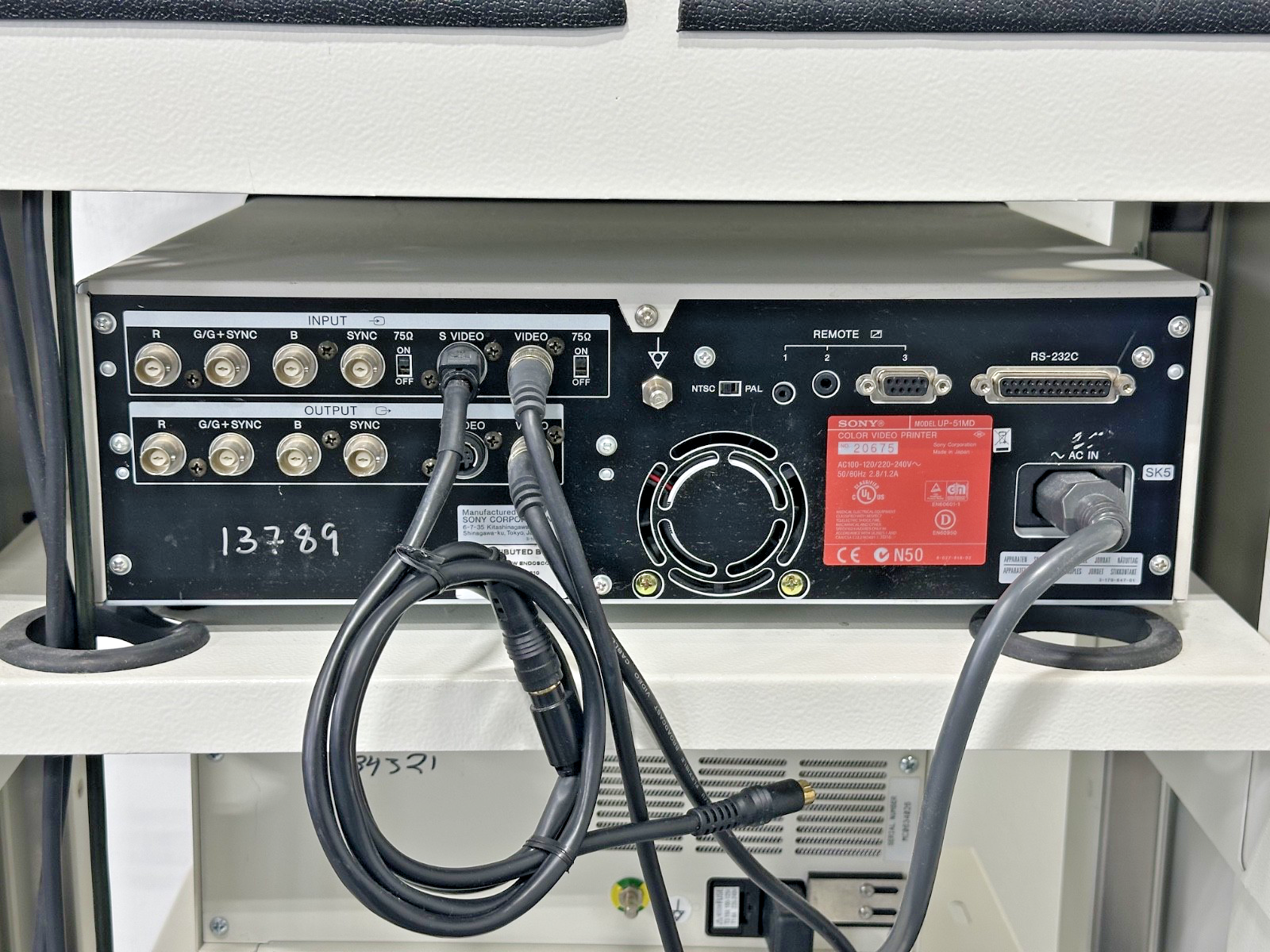 Karl Storz Xenon Nova 175 Telecam DX II Endoscopy Tower Cart Sony UP 51MD12