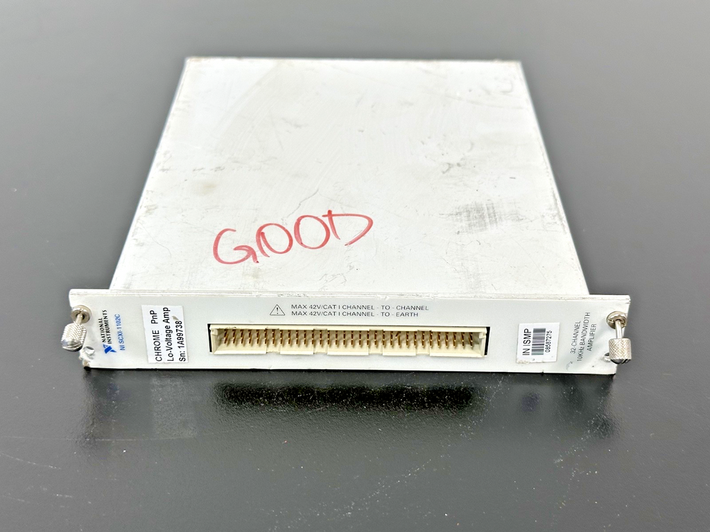 National Instruments NI SCXI 1102C 32 Channel 10kHz Amplifier Module Used1