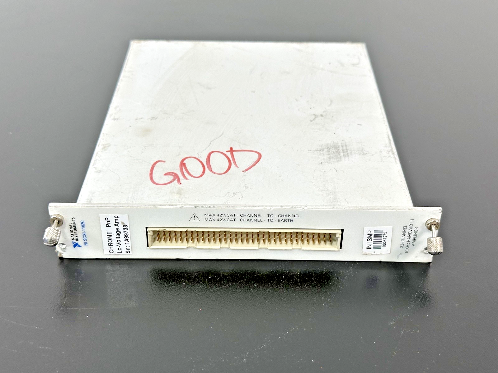 National Instruments NI SCXI 1102C 32 Channel 10kHz Amplifier Module Used1