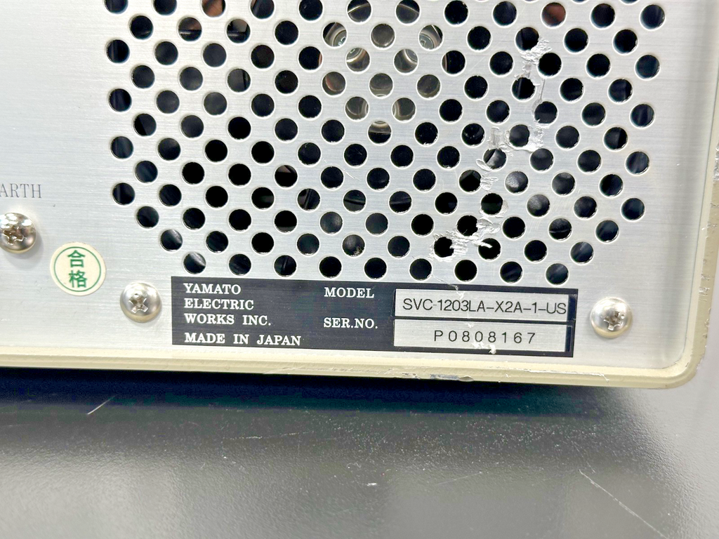 Yamato Cooltron SVC 1203LA X2A 1 US Power Source Controller Parts4