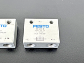 Lot of 2 Festo OS 1/8 B 6681 Pneumatic Shuttle Valve 1 10 Bar3