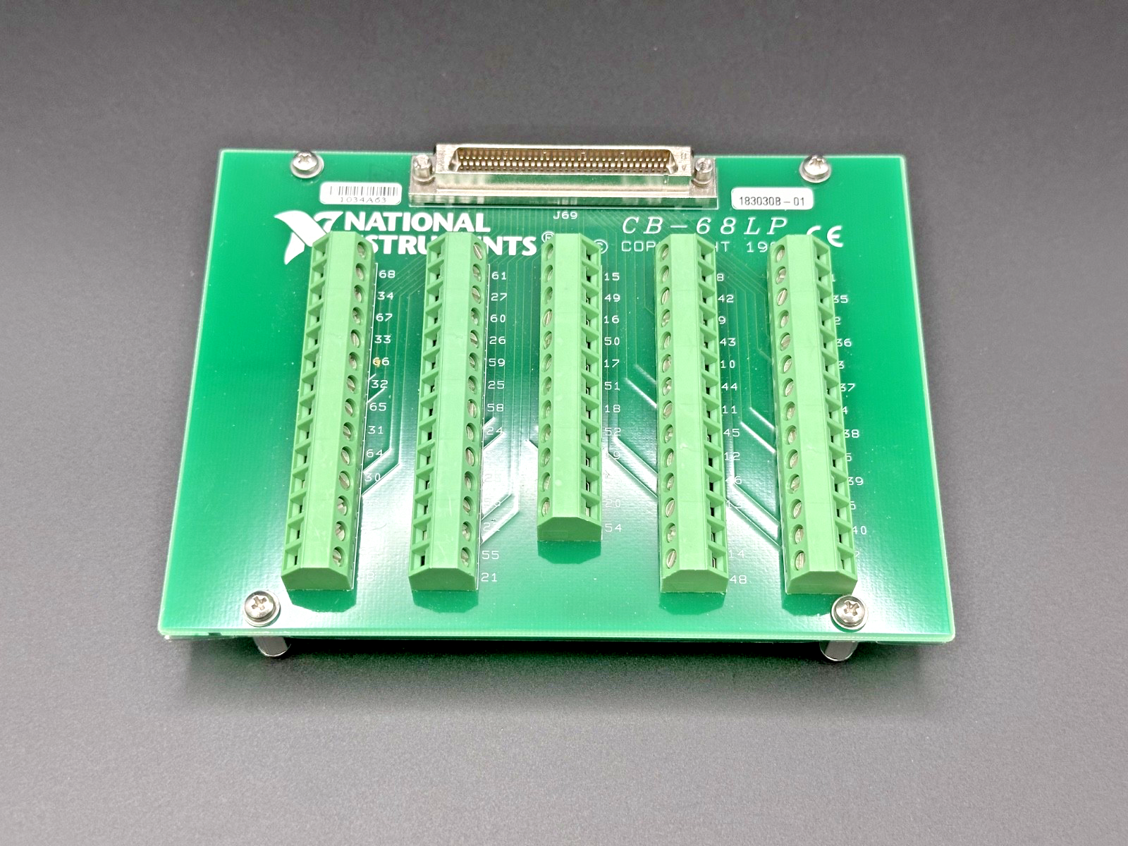 National Instruments CB 68LP 68 Pin Terminal Block 183030B 01 Working0