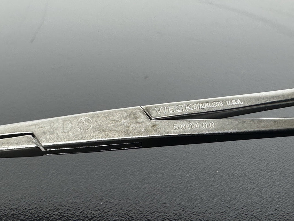 WECK 500400 Surgical Ring Tip Forceps Clamp Stainless Steel3