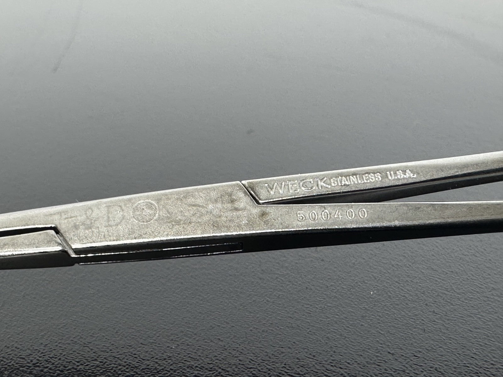 WECK 500400 Surgical Ring Tip Forceps Clamp Stainless Steel3