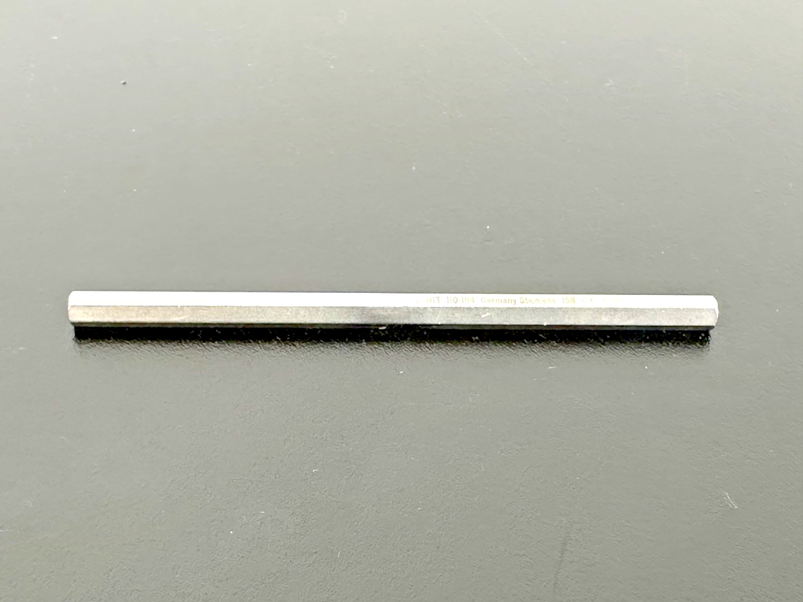 Jarit 110 194 #3HS Hexagonal Mini Blade Handle 4 1/8" Stainless0