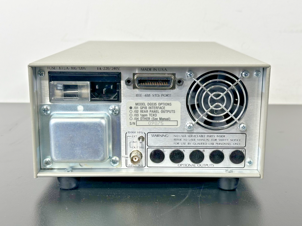 Stanford Research DG535 4 Channel Digital Delay Pulse Generator Opt 01 Working3