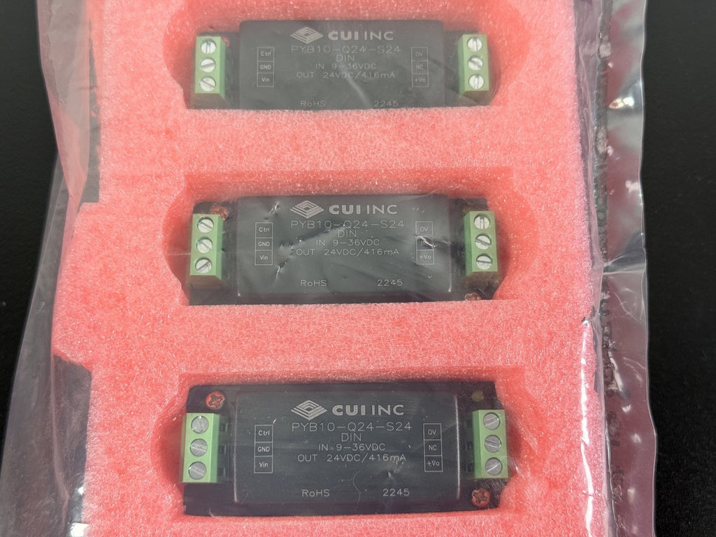 Lot x5) CUI INC PYB10 Q24 S24 power Supply DC/DC Converter1