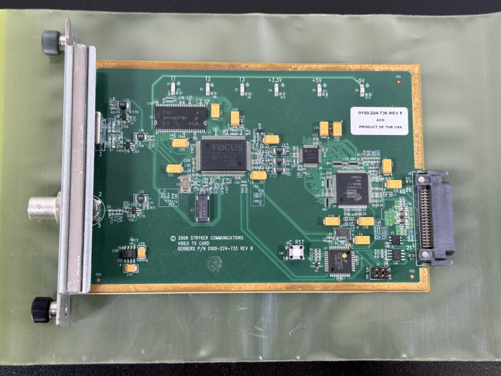 Stryker Video TX Card 0100 224 735 Rev B PR 0100 224 736 Rev F1