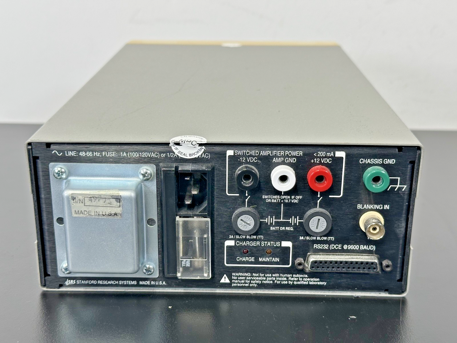 Stanford Research Systems SR560 Low Noise Voltage Preamplifier3