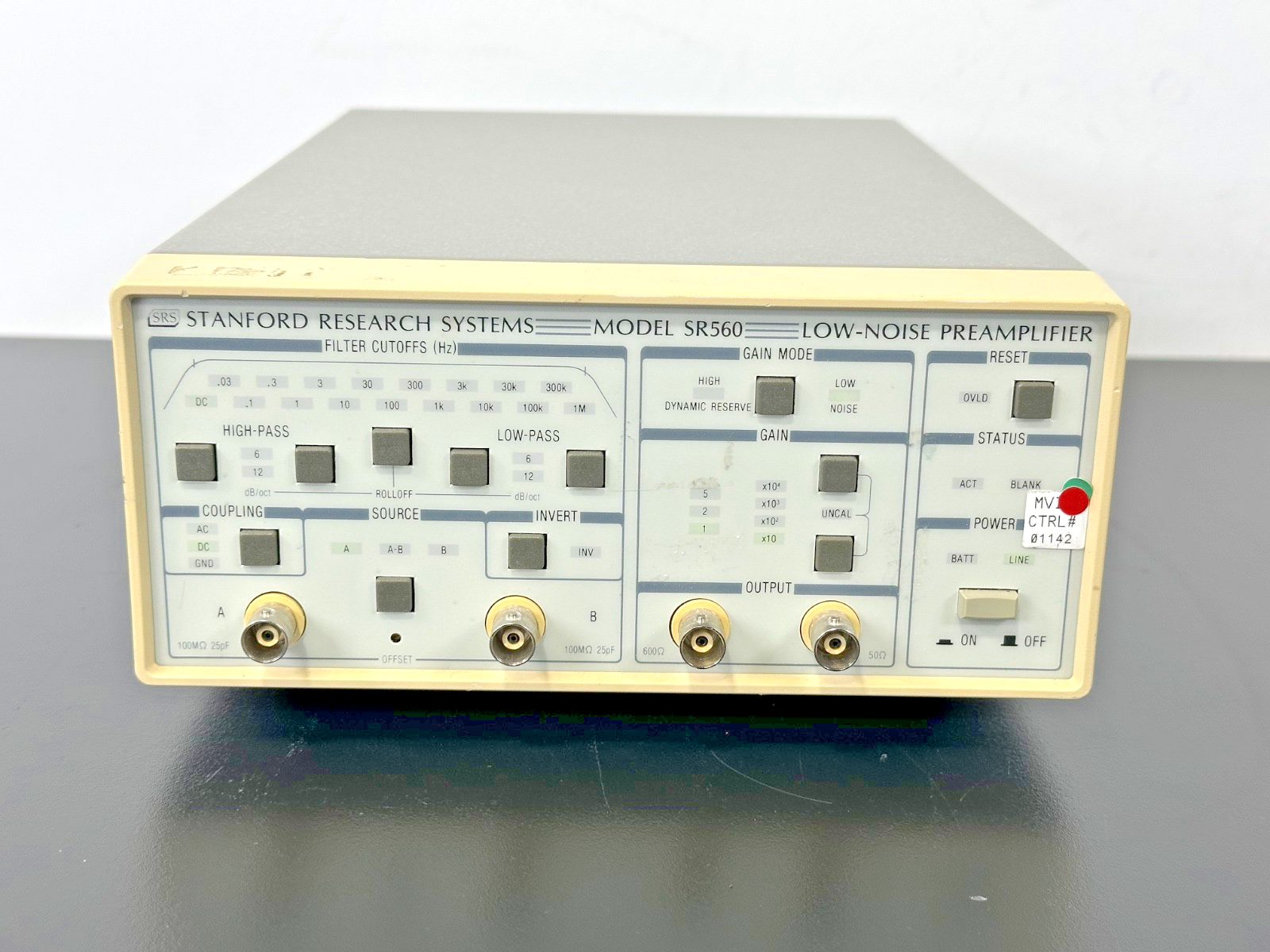 Stanford Research Systems SR560 Low Noise Voltage Preamplifier DC 1MHz Working0