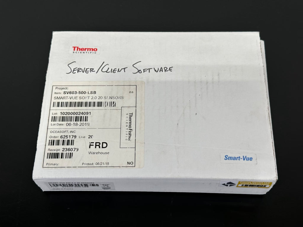 Thermo Scientific Smart Vue Server Client Software SV603 500 LSB 20 Sensors0