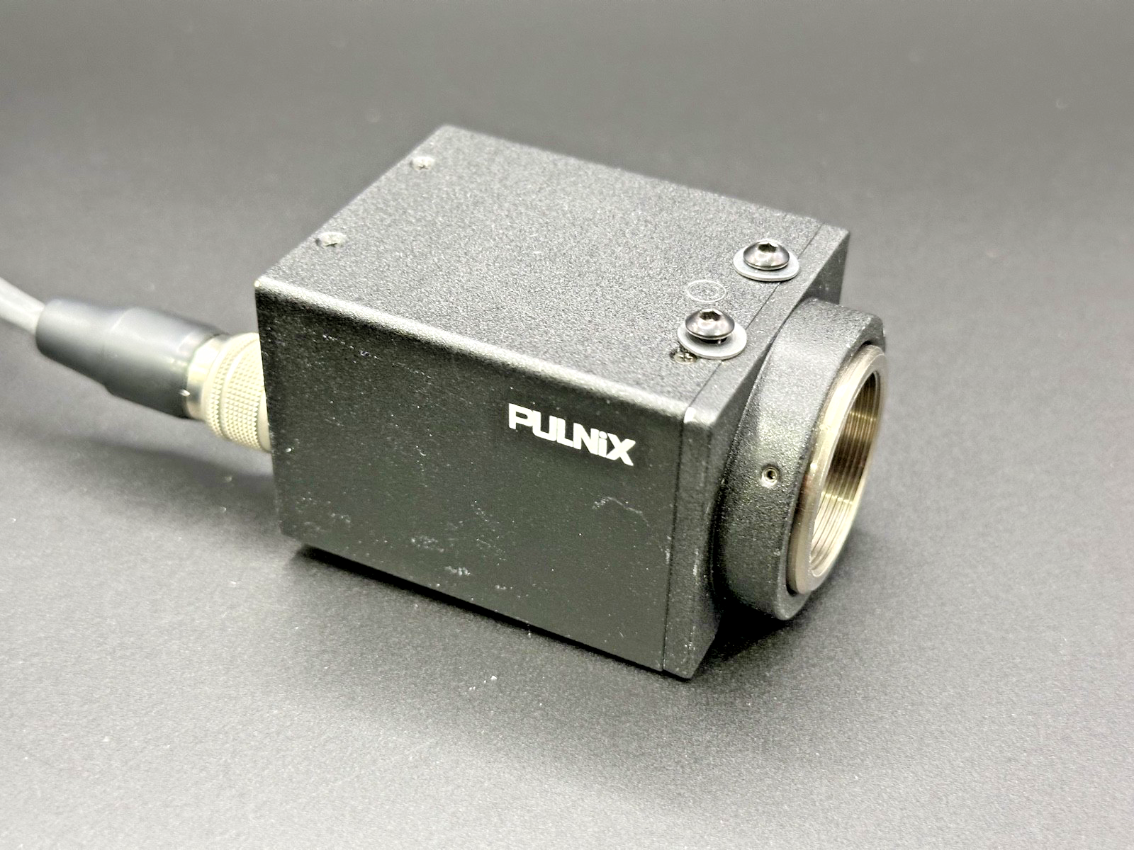 Pulnix TM 200 CCD Machine Vision Camera 10 1440 Power Supply Cables Powers On1