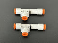 Lot of 2 SMC ZH07D Inline Vacuum Generator Ejectors0