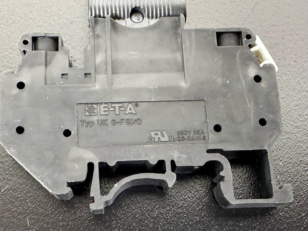 ETA Typ UK 6 FSI/C DIN Rail Fuse Terminal Block Disconnect Module1