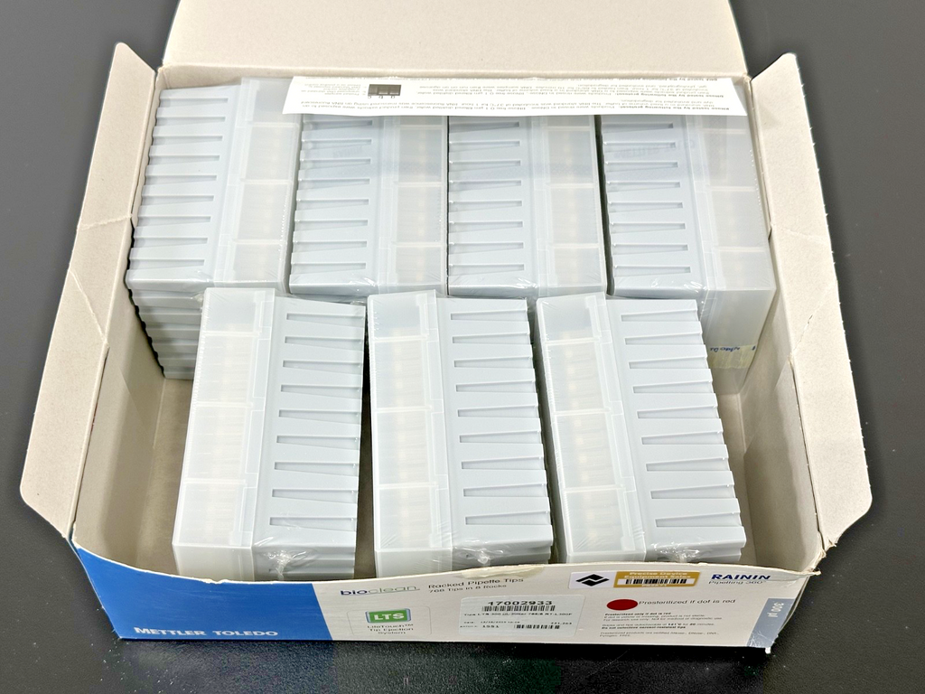 Rainin 17002933 RT L300F 300uL LTS Filter Pipette Tips 7 Racks 672 Total1