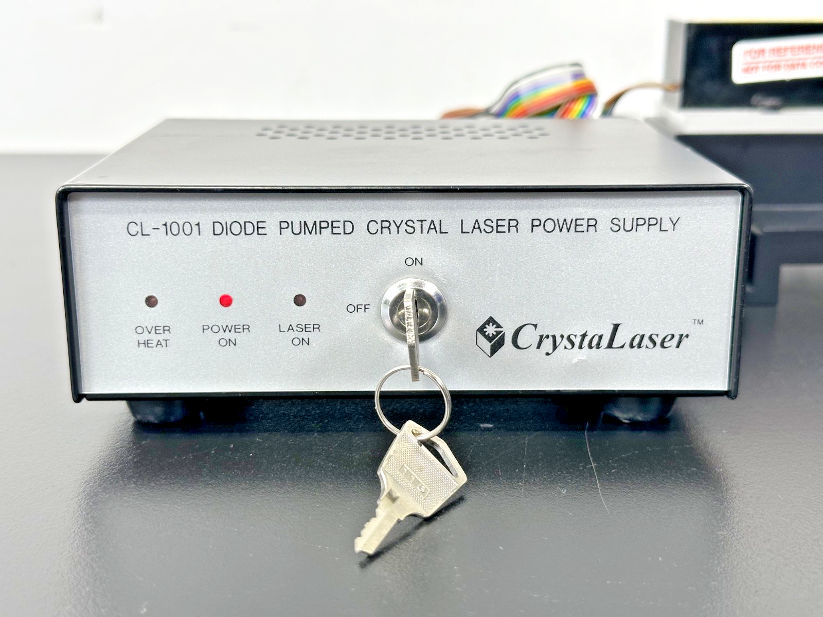 CrystaLaser GCL 050L Green Laser Head w/ CL 1001 Power Supply & Keys Working1