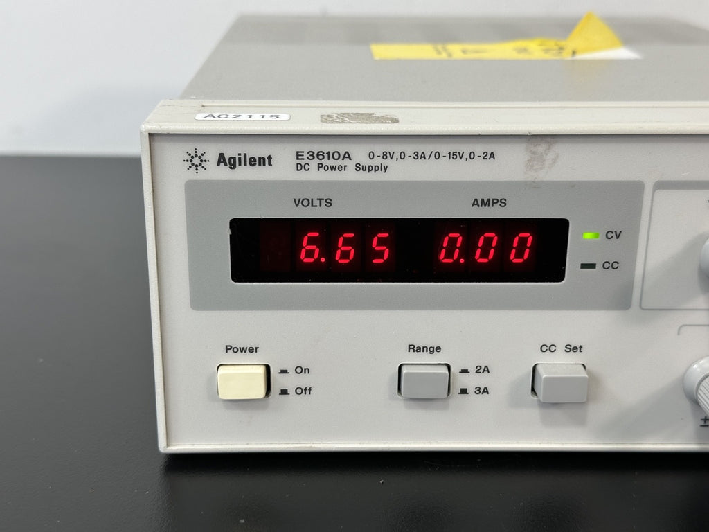 Agilent E3610A 30W Dual Range DC Bench Power Supply 8V 3A / 15V 2A Working1