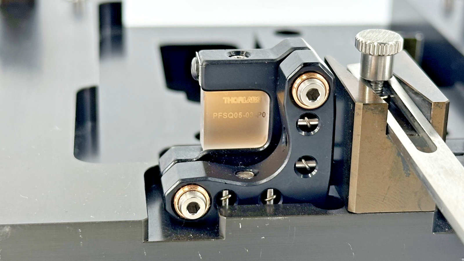 Optical Alignment Test Fixture w/ Dual Adjustable Thorlabs Silver Mirrors6