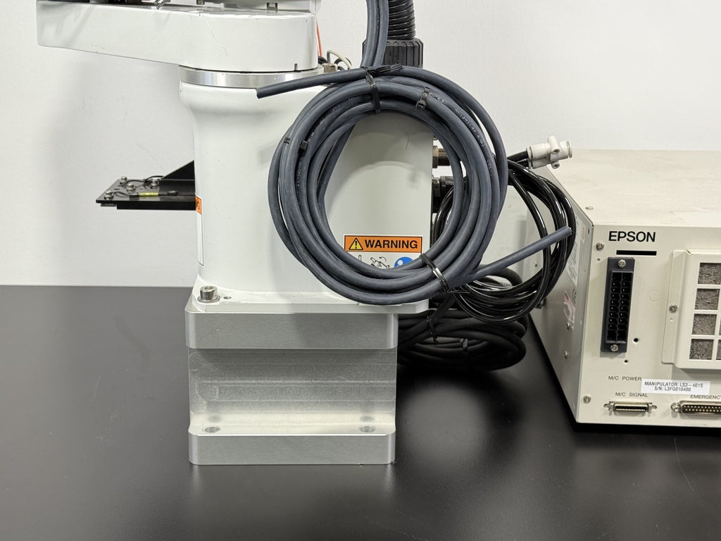 Seiko Epson LS3 401S 4 Axis SCARA Robot w/ RC90 Controller 200–240VAC7