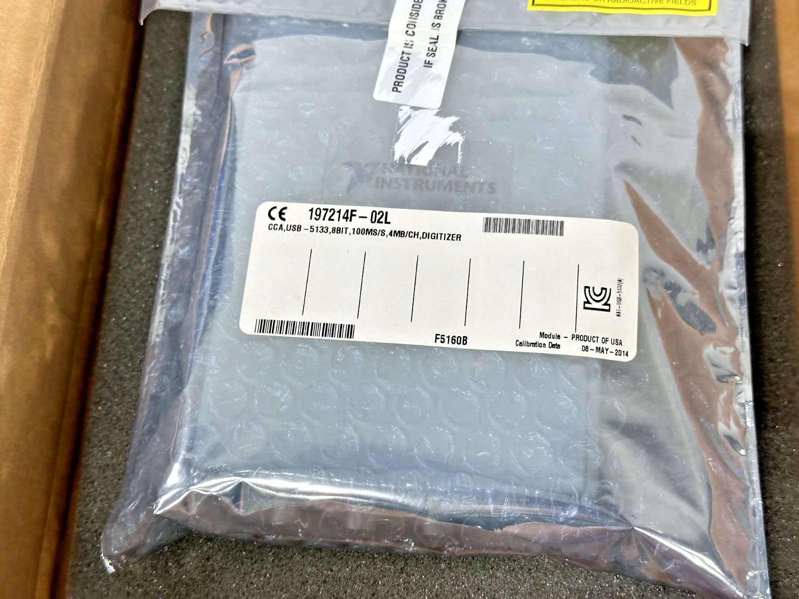 National Instruments NI USB 5133 779970 01 100 MS/s 2 Channel Digitizer Open Box2