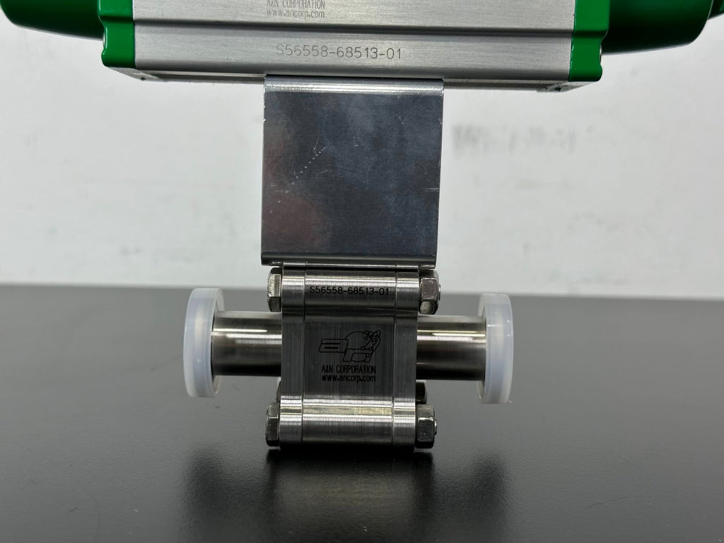 Actuatech GS 15 F04 Pneumatic Actuator w/ A&N Ball Valve B4075 0F16 AS Stainless2