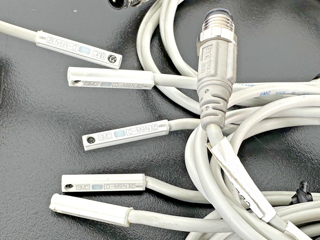 Lot of 5 SMC D M9N Magnetic Auto Switch Sensors w/ M8 Connectors Used Untested3