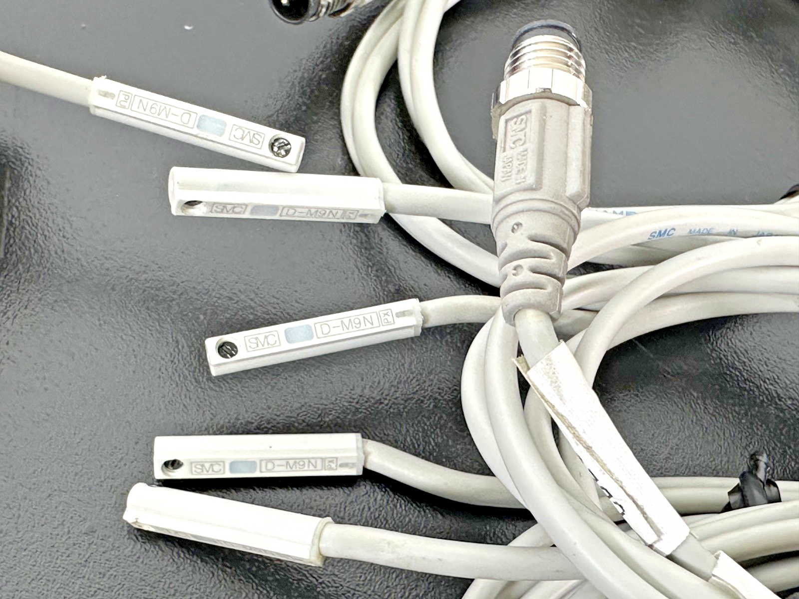 Lot of 5 SMC D M9N Magnetic Auto Switch Sensors w/ M8 Connectors Used Untested3
