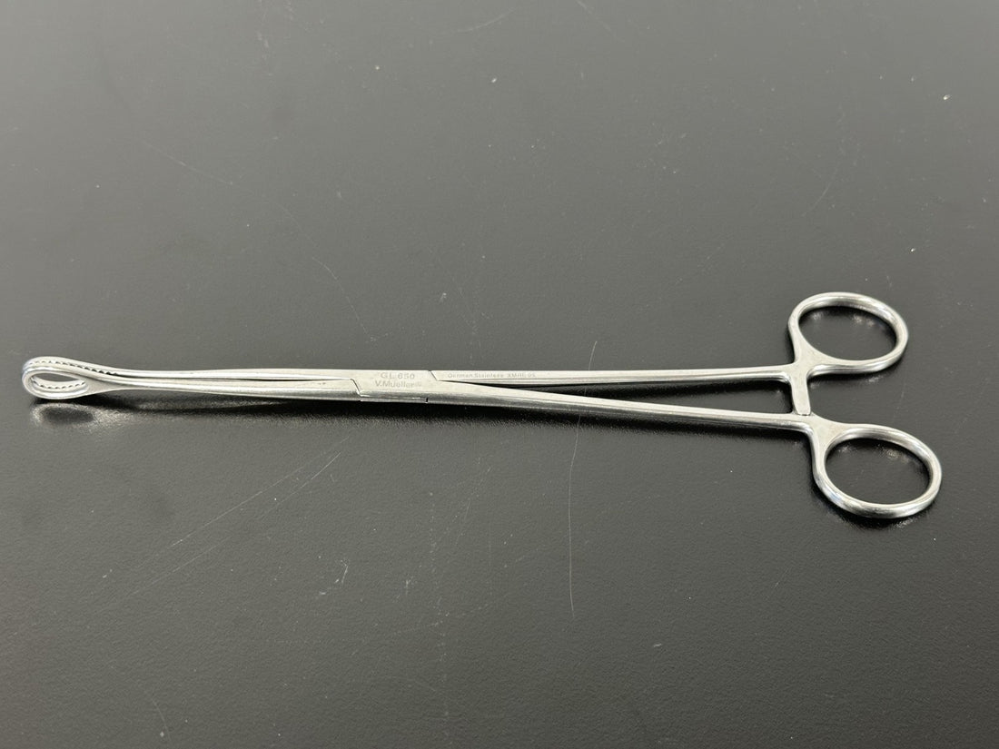 V. Mueller GL650 German Stainless Foerster Sponge Holding Forceps 9.5"0