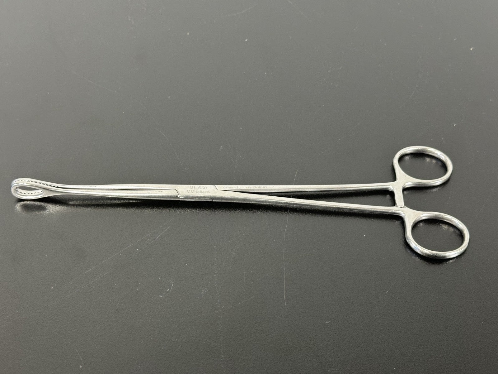 V. Mueller GL650 German Stainless Foerster Sponge Holding Forceps 9.5"0