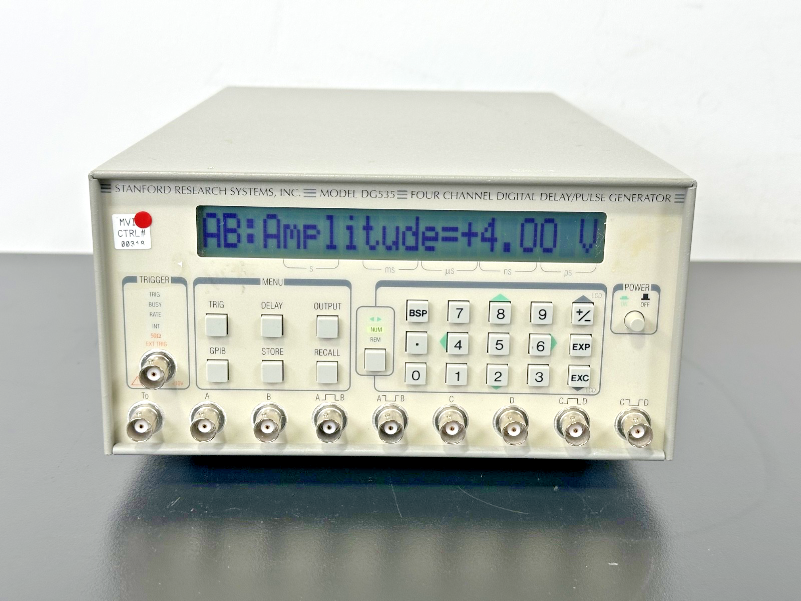 Stanford Research DG535 4 Channel Digital Delay Pulse Generator Opt 01 Working0