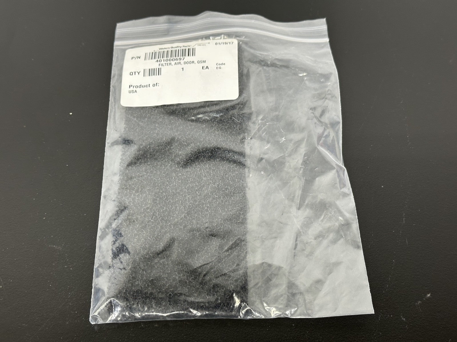 Waters 401000697 Filter Air Door QSM Genuine OEM Replacement Part0