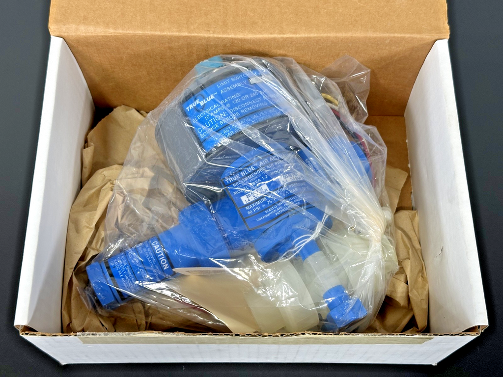 Plast O Matic ABVS050VT PP SW 1/2in Pneumatic Ball Valve Limit Switch Open Box0