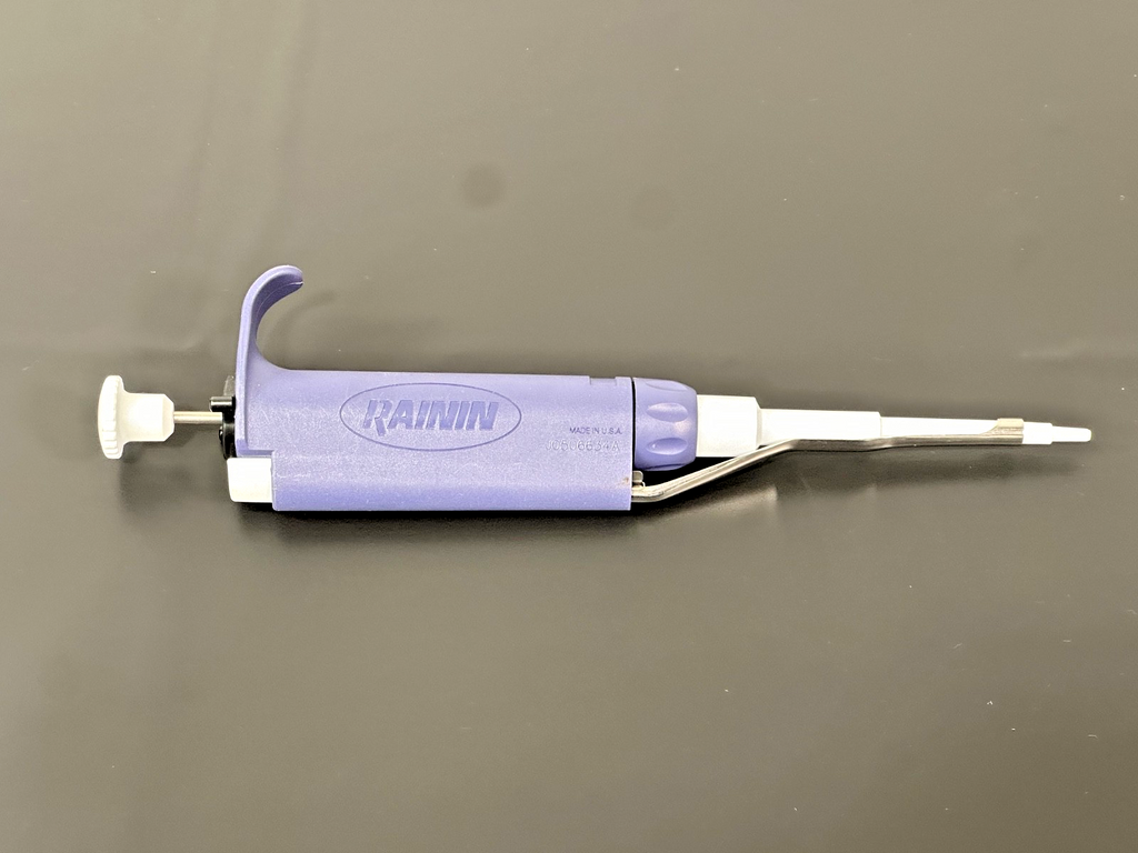 Rainin L 2 Adjustable Single Channel Micropipette 0.1 2µL Pipettor0