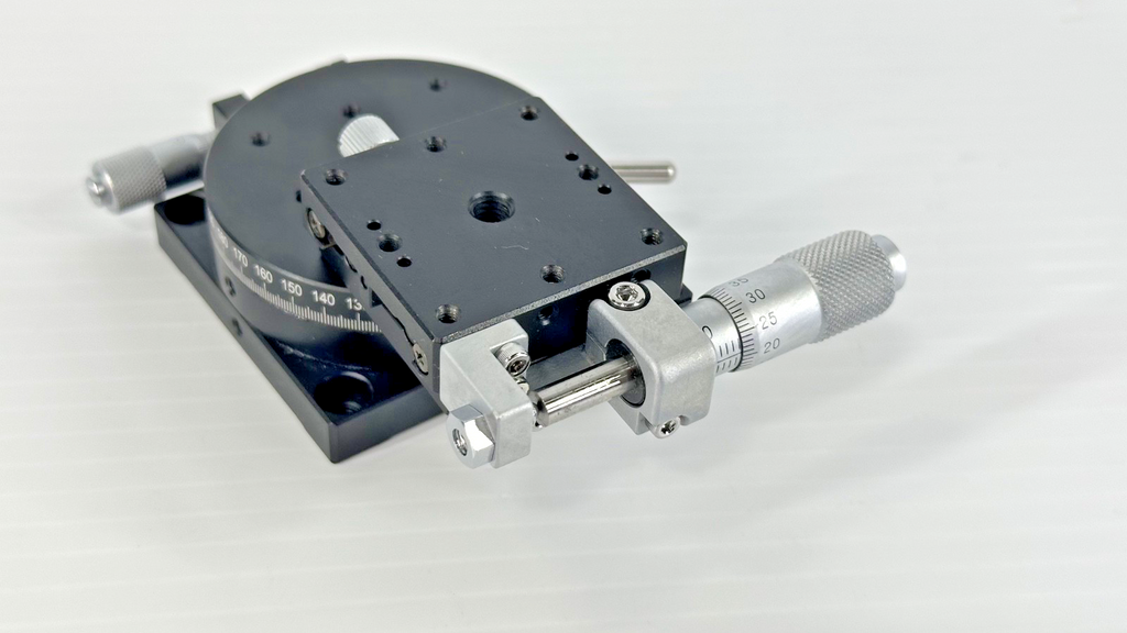 OptoSigma Manual XY Linear & 360° Rotation Stage Micrometer Assembly5