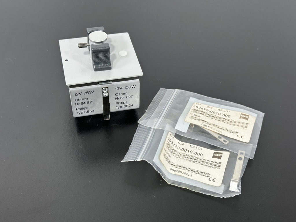 Carl Zeiss 303479 0010 000 Feeder & Dual Lamp Housing Assembly Microscope Parts0