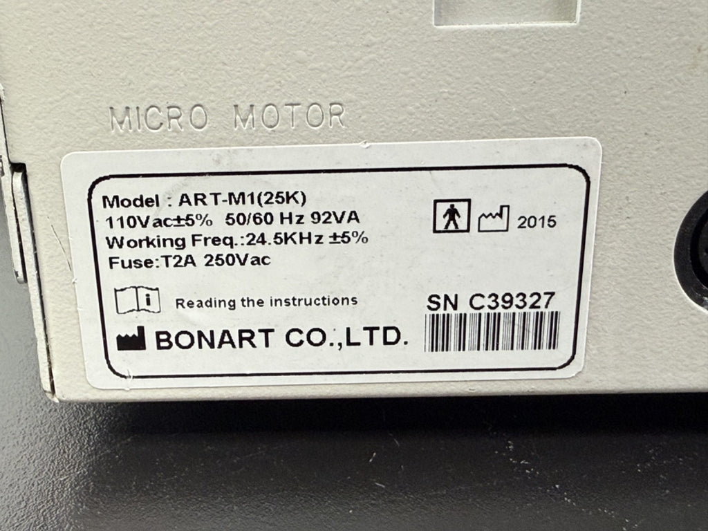 Bonart ART M1 25K Dental Ultrasonic Scaler Unit – For Parts / Not Working3