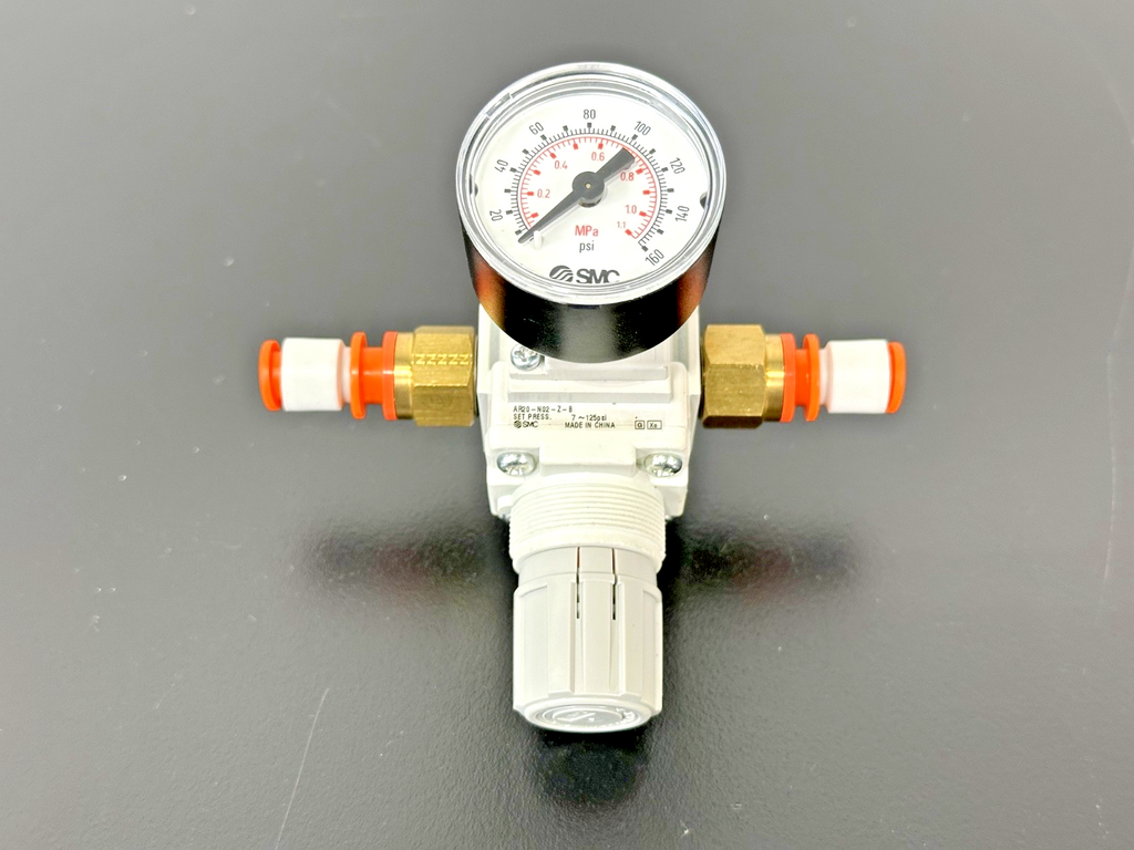 SMC 10 AR20 N02BG Z B Pneumatic Air Regulator w/ Pressure Gauge Used Untested5