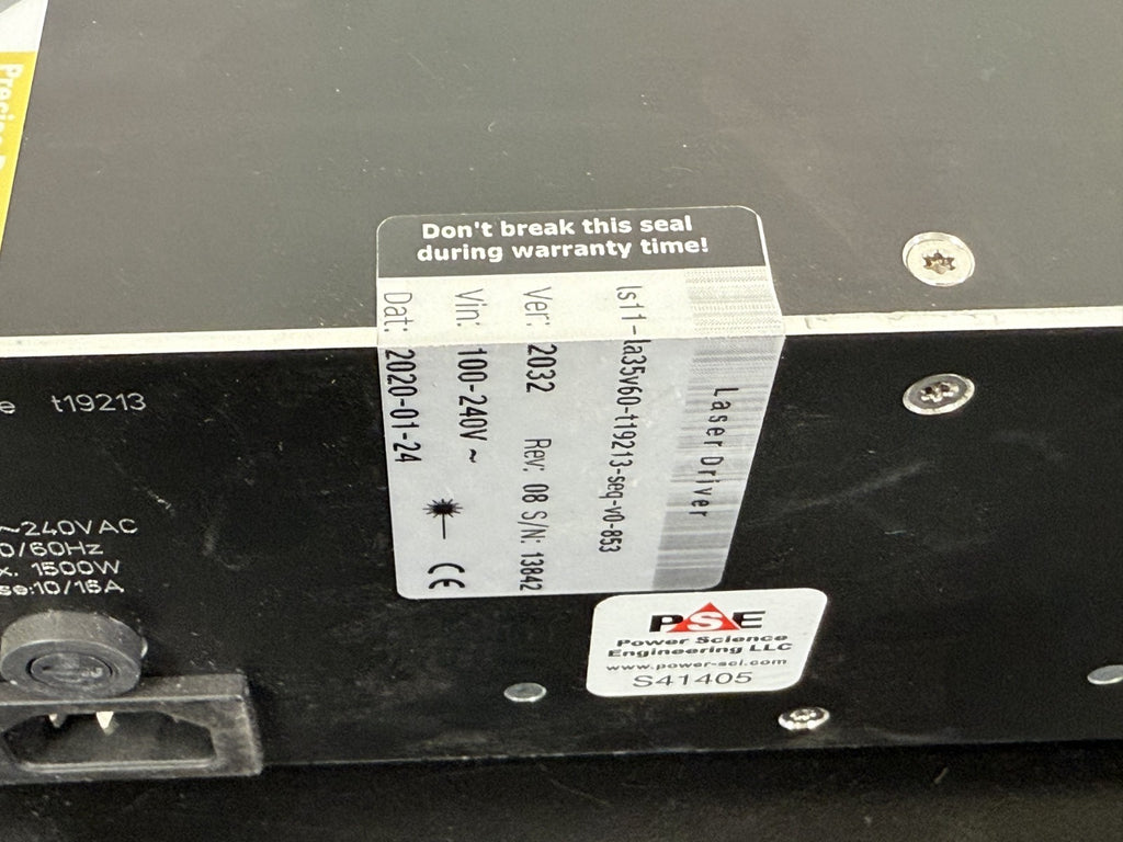 OSTECH Laser Diode & Temperature Controller Rack Unit – Missing Key5