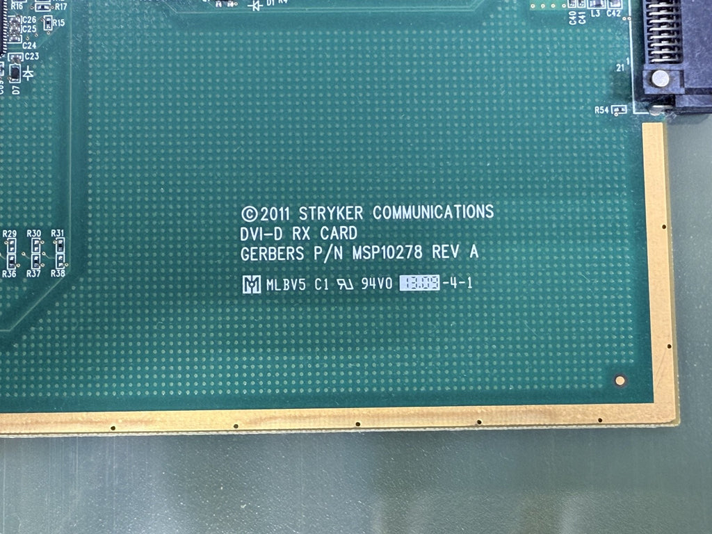STRYKER COMMUNICATIONS DVI D RX CARD2