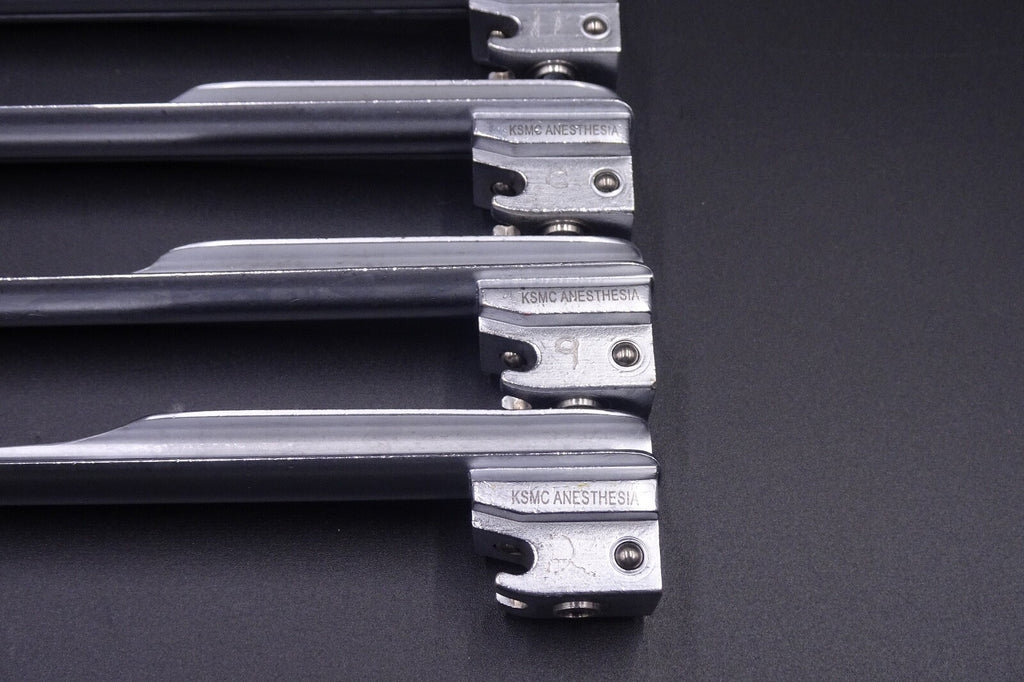 LOT x8) HEINE Classic+ Miller 3 FO Laryngoscope Blades6