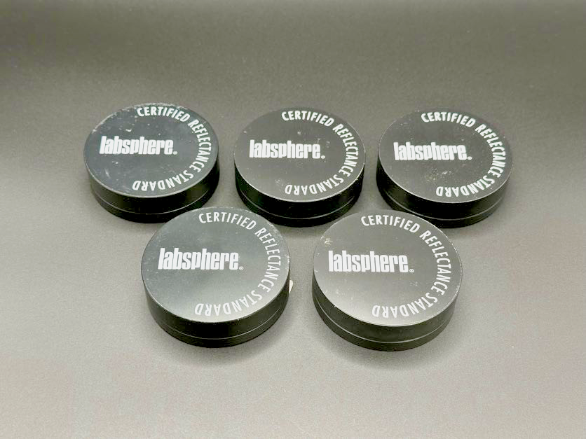 Lot of 5 Labsphere SRS Reflectance Standards SRS 80 020 SRS 02 0200