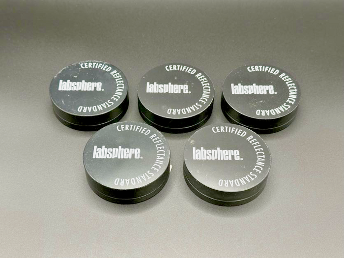 Lot of 5 Labsphere SRS Reflectance Standards SRS 80 020 SRS 02 020