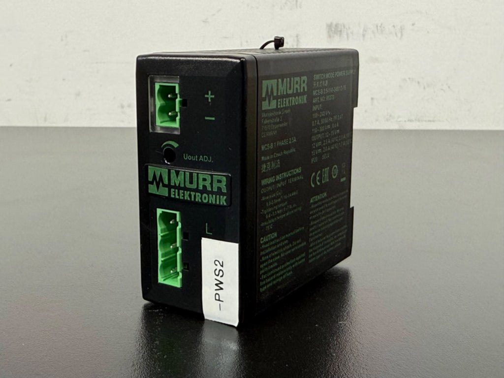 Murr Elektronik MCS B 2.5 110 240/12 15 Power Supply 85373 12 15V DIN Rail0
