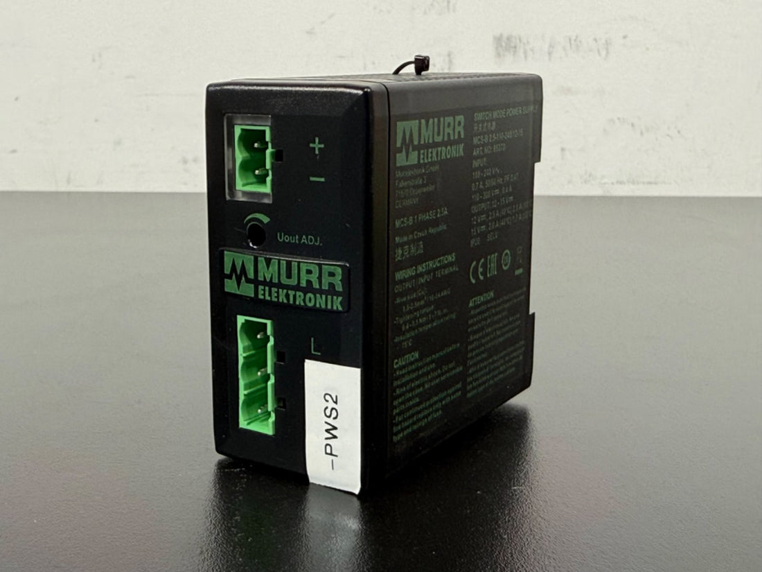 Murr Elektronik MCS B 2.5 110 240/12 15 Power Supply 85373 12 15V DIN Rail0